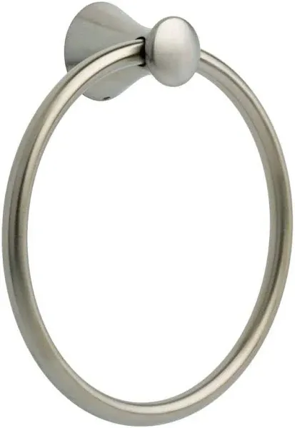 Lahara Wall Mount Round Closed Towel Ring Bath Hardware Accessory in Stainless Steel