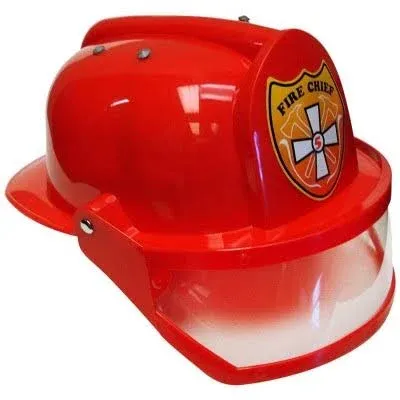 Adult Red Firefighter Helmet