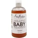 Shea Moisture 100 Percent Virgin Coconut Oil Baby Wash and Shampoo 13 oz