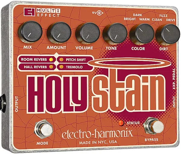 Electro-Harmonix Holy Stain Guitar Multi Effects Pedal