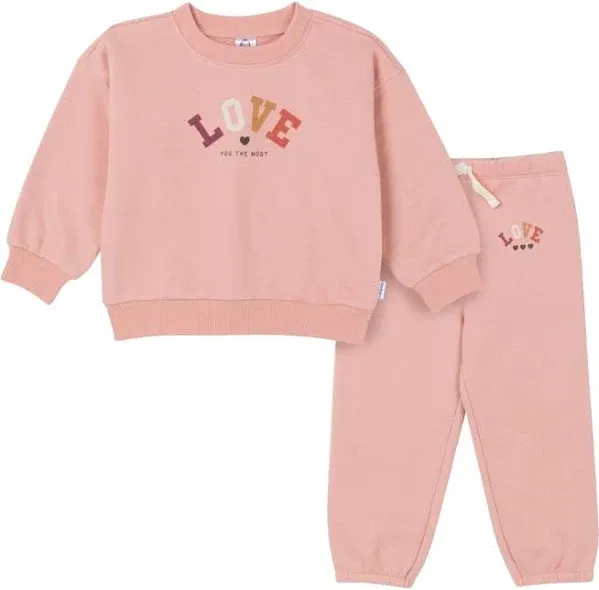 Gerber Baby Girls' 2-Piece Fleece Set