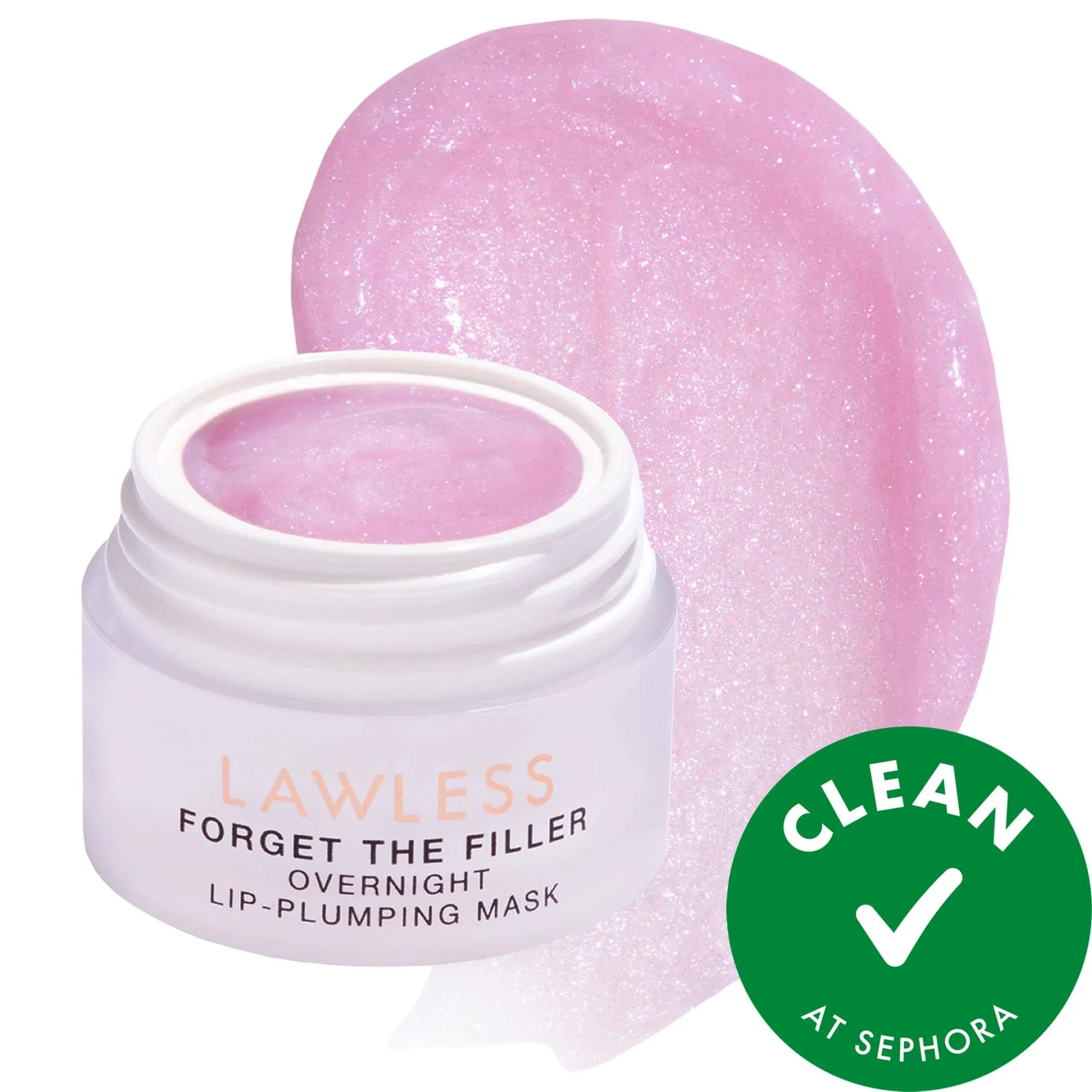 Lawless Forget The Filler Overnight Lip Plumping Mask Sweet Daisy .28 oz / 8 ml