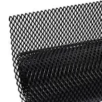 AggAuto Universal 40"x13" Car Grill Mesh - Aluminum Alloy Automotive Grille Insert Bumper 6x12mm Rhombic Hole