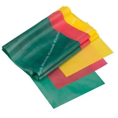 Thera-Band Light Latex Bands Buy One Get One Free (2 Sets Of Yellow, Green, Red)