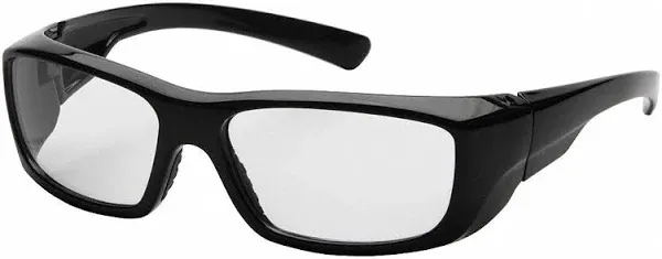 Pyramex Emerge Full Reader Safety Glasses SB7910D20 (3 Pair) (+2.0 Lens, Black Frame/Clear Lens)