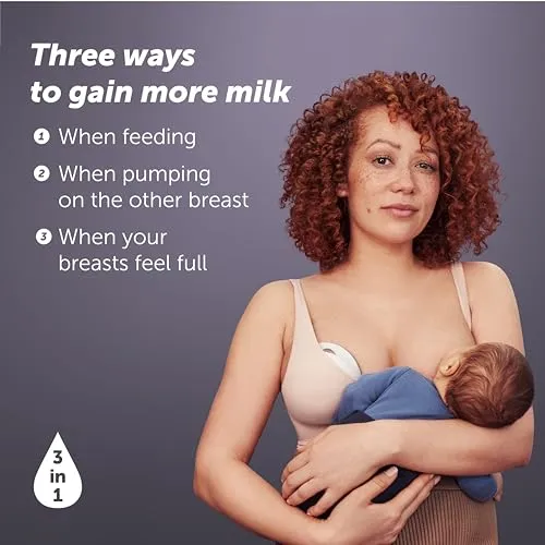 Elvie Curve - Manual, In-Bra Silicone Breast Pump 4 oz/120 ml