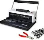 PPE S25A CoilBind Coil Punch & Binding Machine Free Crimper & 8mm Plastic Coils Box of 100pcs