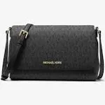 Michael Kors Medium Logo Convertible Crossbody Bag in Black