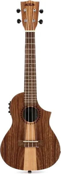 Kala Tri-Top Teak Tenor Ukulele with EQ