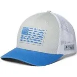 Columbia PFG Mesh Snap Back Fish Flag Ball Cap