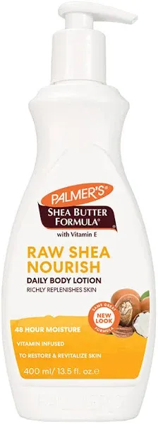 Palmer's Shea Formula Raw Shea Body Lotion for Dry Skin, Hand & Body Moisturizer, Flip Cap Bottle, 8.5 Ounces (Pack of 1)