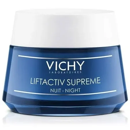 Vichy LiftActiv Supreme Night Cream, Anti Aging With Vitamin C