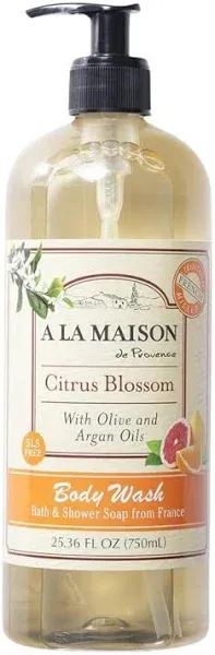 A La Maison Citrus Blossom Hydrating Body Wash, 25.36 Oz