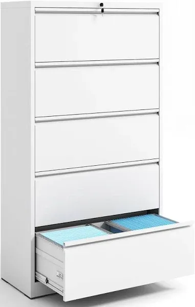 5 Drawer Metal Lateral File Cabinet