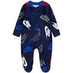 Nike Baby Boys Printed Coverall, 6 Months, Cotton