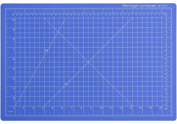 Vantage 10691 Self-Healing Cutting Mat, 12&#034;x18&#034;, 1/2&#034; Grid, 5 Layers for Max ...