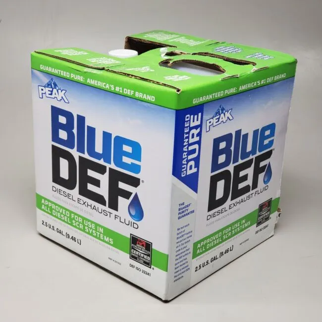 Bluedef Diesel Exhaust Fluid Synthetic Urea Deionized Water 2.5 Gallon (4 Pack)