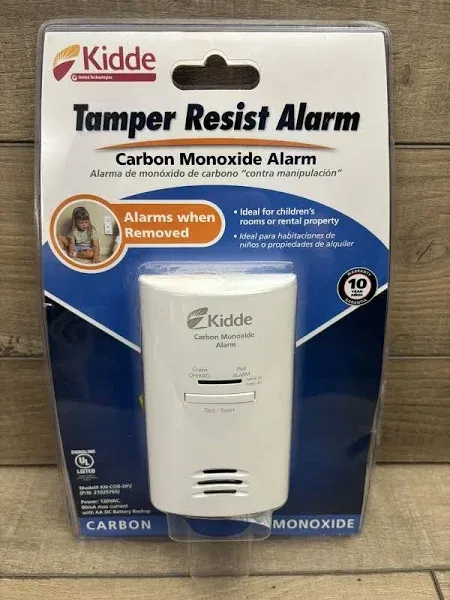 Kidde Plug in Carbon Monoxide Alarm with Battery Back-Up