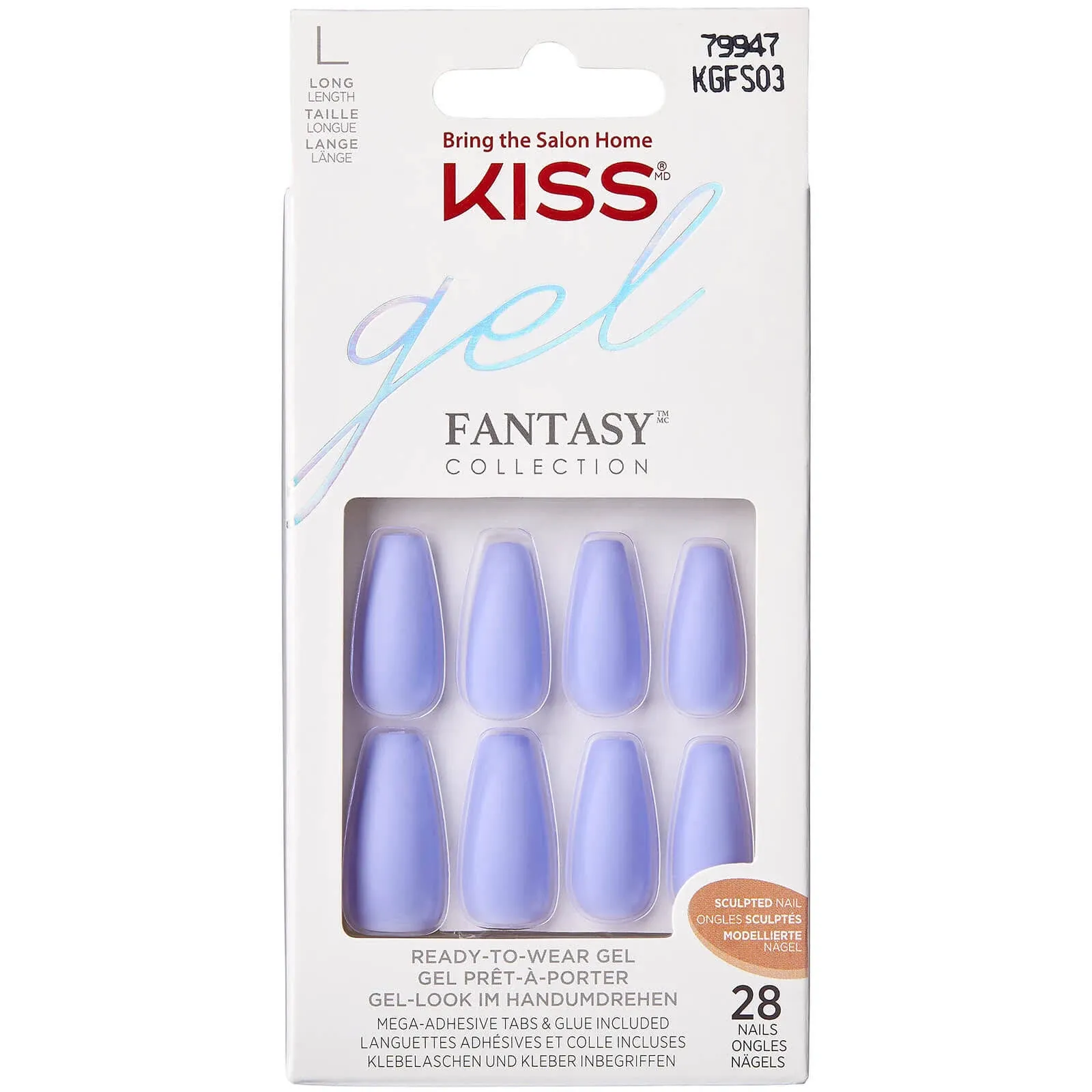 Kiss Gel Fantasy Sculpted Nails - Night After