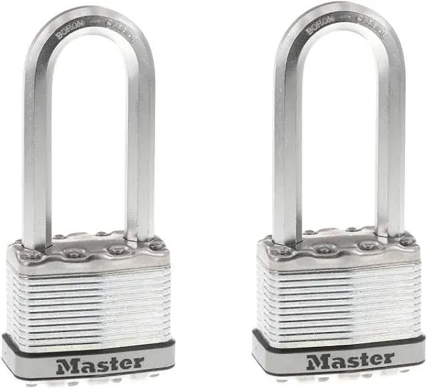 Master Lock Magnum Heavy Duty Outdoor Padlock M5XTLJ (2 Pack)