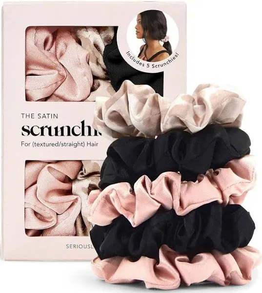 Kitsch Satin Sleep Scrunchies (5pcs)