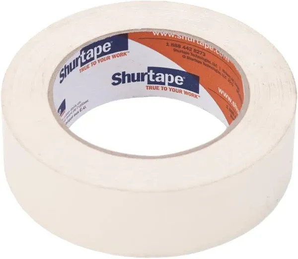 Shurtape CP 105 0.50" x 60 Yards Natural General Purpose Grade Masking Tape