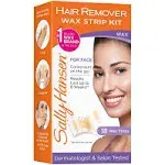 Sally Hansen Wax Strip Kit, for Face, Hair Remover