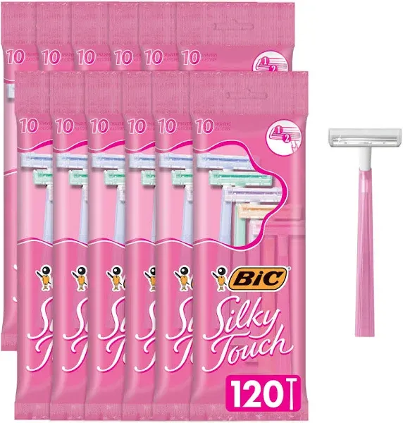 BIC Women's Silky Touch Twin Blade Disposable Razor