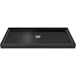 DreamLine DLT-1134540-88 Slimline 34" D x 54" W x 2 3/4" H Center Drain Single Threshold Shower Base in Black