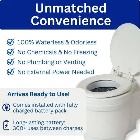 Laveo by Dry Flush Portable Waterless Toilet