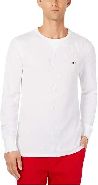 Tommy Hilfiger Men's Thermal Long Sleeve Crew Neck Shirt