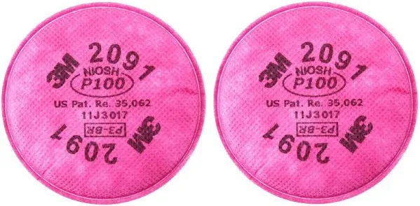 3M - 2091 - P100 - Particulate Filter