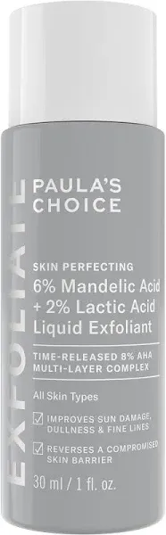 Paula's Choice Skin Perfecting 6% Mandelic Acid + 2% Lactic Acid Liquid Exfoliant