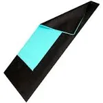 Extra Wide and Extra Long 1/4&#039;&#039; Deluxe Yoga Mat Black