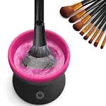 Electric Makeup Brush Cleaner Machine - Alyfini Portable Automatic USB Cosmetic Brushes Cleaner Cleanser Tool for All Size Beauty Makeup Brush Set, Li