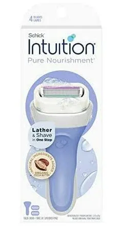 Schick Intuition Pure Nourishment with Coconut Milk &amp; Almond Oil Razor