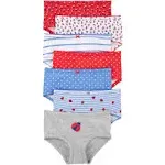 Carter's 7-Pack Ladybug Print Stretch Cotton Underwear 2-3 Multi