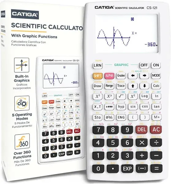 CATIGA Scientific Calculator with Graphic Functions