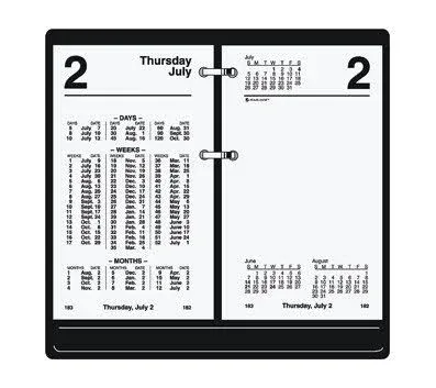 AT-A-GLANCE Financial Desk Calendar Refill