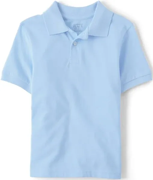 The Children's Place Boys' Uniform Short Sleeve Pique Polo