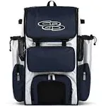 Boombah Superpack Bat Pack -Backpack Version (no Wheels) - Holds Up to 4 Bats - for Baseball or Softball