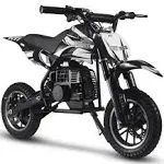 MotoTec Alien 50cc 2-Stroke Kids Gas Dirt Bike - Black