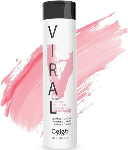 Celeb Luxury Viral Colorwash, Professional Semi-Permanent Hair Color 8.25 Fl Oz