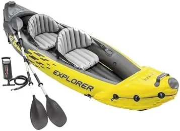 Intex Explorer K2 2 Person Inflatable Kayak Set