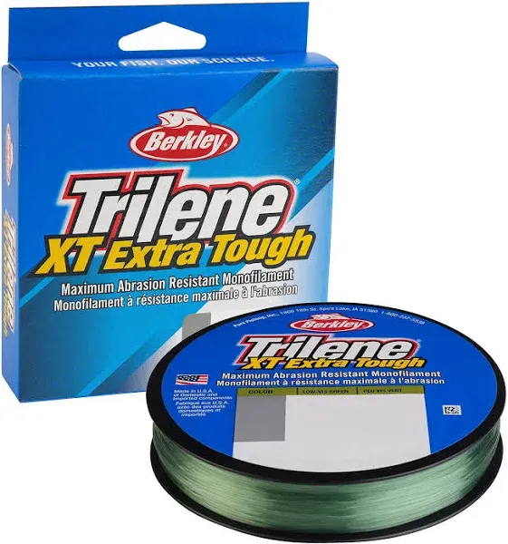 Trilene XT Low Visibility Clear, Extra Tough Fishing Line / 110 yds, 12 lb Test,