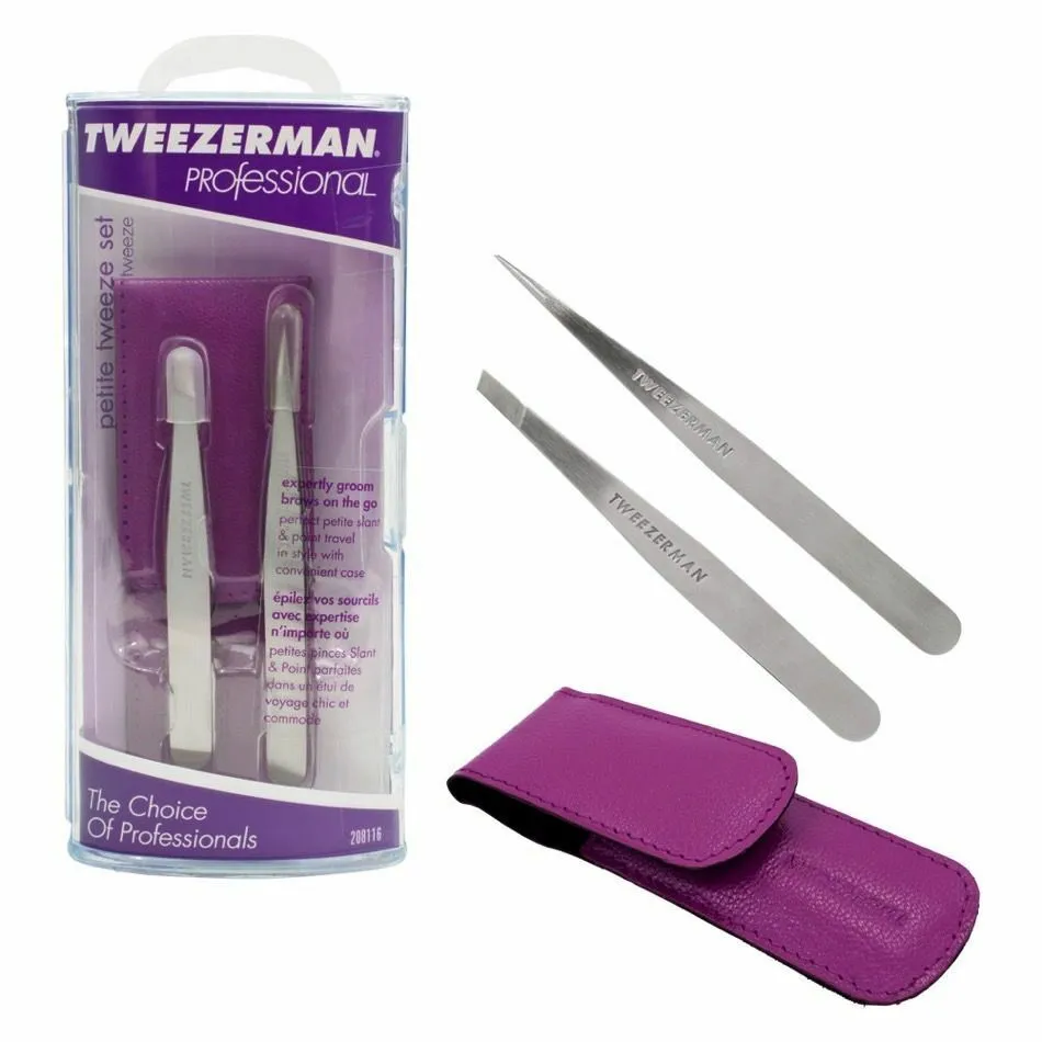 Tweezerman Petite Tweeze Set - Pink