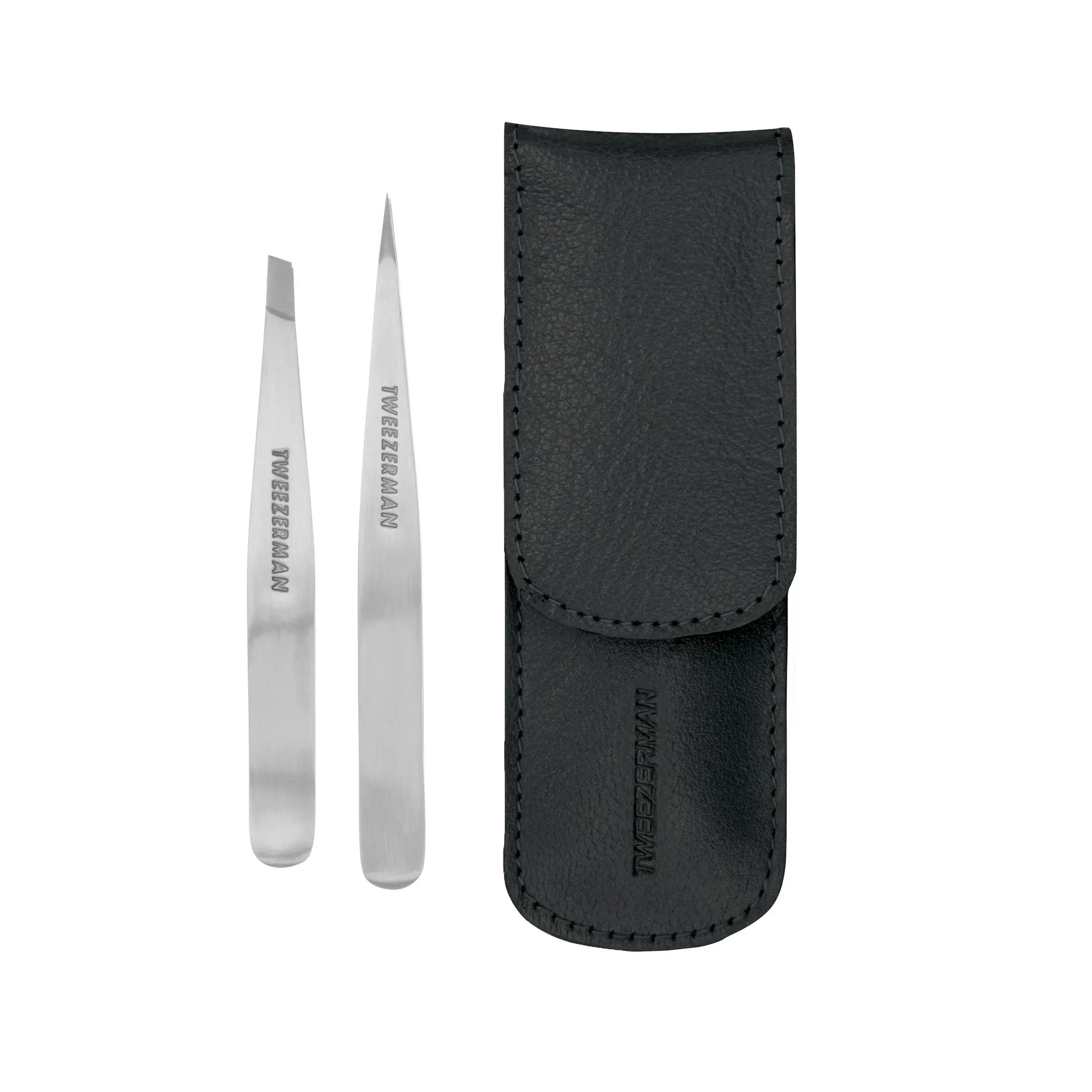 Tweezerman Professional Petite Tweeze Set - Black - OPEN BOX***NON-RETURNABLE