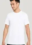 Jockey Men's Undershirt Made in America 100% Cotton Crew Neck T-Shirt - 2 Pack