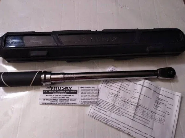 Husky 564394 3/8&#039;&#039; Drive Torque Wrench 20-100 ft lbs 