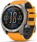 Garmin Fenix 8 AMOLED Sapphire 51mm / Titanium/Spark Orange